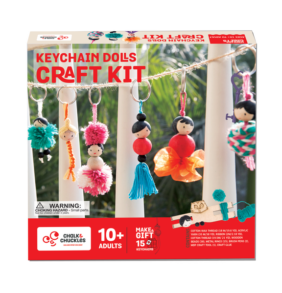 Art and Craft Keychain Dolls Make Yourself Activity Kit – Edu Toys