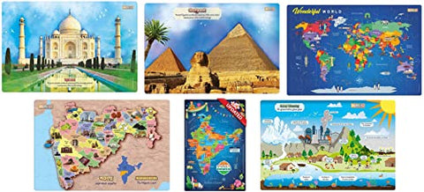 ZiGYASAW Puzzle for 4 & 7 Years Old Kids and Above, Fun and Challenging | Educational Toys and Games for Focus, Memory, Mental Boost (India Map States Puzzle)