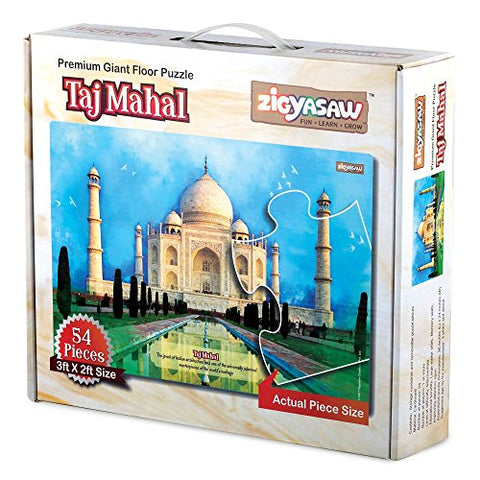 Zigyasaw Taj Mahal 54 Piece Jigsaw Puzzle – Fun Puzzles for Kids for Age 10+ and for Adults – Realistic Illustrations – Educational Puzzle Games for Focus, Memory, Mental Boost