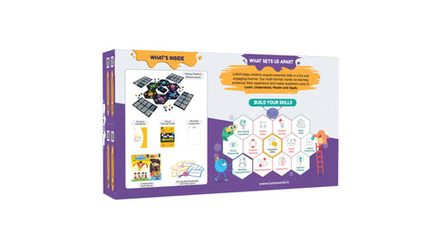 Luma World Educational Board Game: Galaxy Raiders | 4-in-1 Game-based STEM Activity Kit for Ages 9 years and up to Master Numeracy, Strategy and Critical Thinking | 300+ hours of Conceptual Activities