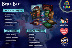 Luma World Strategy Card Game for Ages 10 and Up: Mystic Arts | Innovative Tabletop Game to Learn Measurements & Conversion of Units | Magical Ingredient Cards, Spell Cards and Potion Cards (82 Cards)