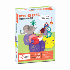 Rolling Tales, Story Telling Wooden Dice Cubes