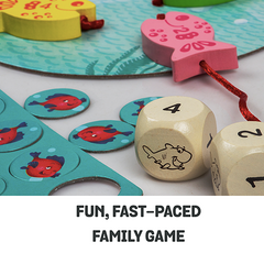 Beware of The Shark - Fun Family Game, Fast Reactions, Attention Games