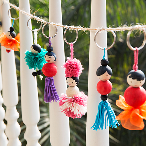 Art and Craft Keychain Dolls - Make Yourself Activity Kit