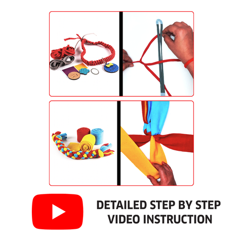 Art and Craft DIY Gift- Dog Collar and Fleece Tug Toy