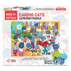 Lotothot Cat 100 Piece Jigsaw Puzzle