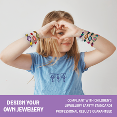Art and Craft Bracelet Jewellery Making Kit- Stylish Creative DIY Toy