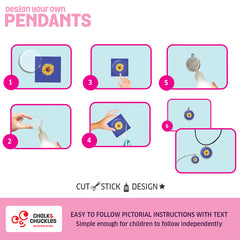Art and Craft Pendant Jewellery Making Kit- Stylish Creative DIY Toy