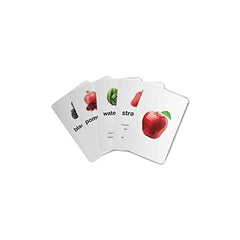ZiGYASAW Flash Cards for Kids Early Learning (Vegetables & Fruits Flash Cards)
