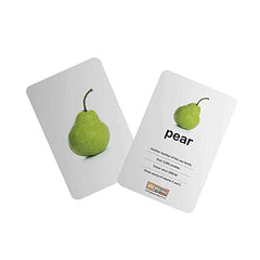 ZiGYASAW Flash Cards for Kids Early Learning (Vegetables & Fruits Flash Cards)