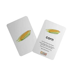 ZiGYASAW Flash Cards for Kids Early Learning (Vegetables & Fruits Flash Cards)