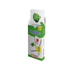 ZiGYASAW Flash Cards for Kids Early Learning (Fruits Vegetables & Wild Animals Flash Cards)