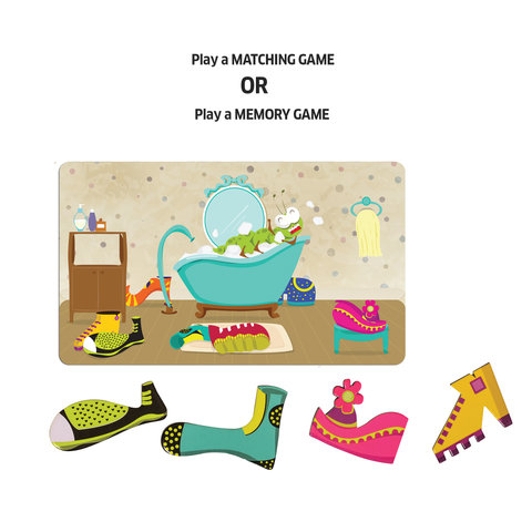Caterpillar Clutter-Memory and Matching Game
