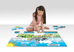 ZiGYASAW Global Warming Giant Floor Creative Challenging Puzzle Game for Kids (Above 5 Years)