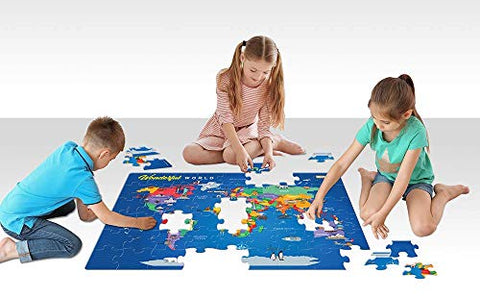 ZiGYASAW Puzzle for 4 & 7 Years Old Kids and Above, Fun and Challenging | Educational Toys and Games for Focus, Memory, Mental Boost (India Map States Puzzle)