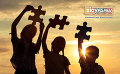 ZiGYASAW Puzzle for 4 & 7 Years Old Kids and Above, Fun and Challenging | Educational Toys and Games for Focus, Memory, Mental Boost (Number & Words Puzzle)