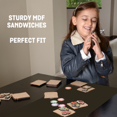 Sandwich Mix Up- Speedy Tactile Shape Recognition Game