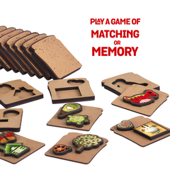 Sandwich Mix Up- Speedy Tactile Shape Recognition Game