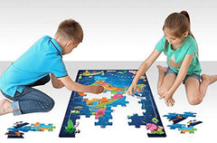ZiGYASAW Puzzle for 4 & 7 Years Old Kids and Above, Fun and Challenging | Educational Toys and Games for Focus, Memory, Mental Boost (India Map States Puzzle)