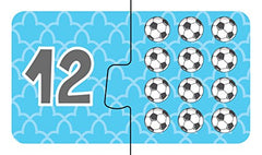 Zigyasaw Foundation Numbers Jigsaw Puzzle (Wipe-Clean Surface, 40 Pieces, Great Gift for Girls and Boys - Best for 3,4,5,6,7,8 Year Olds)