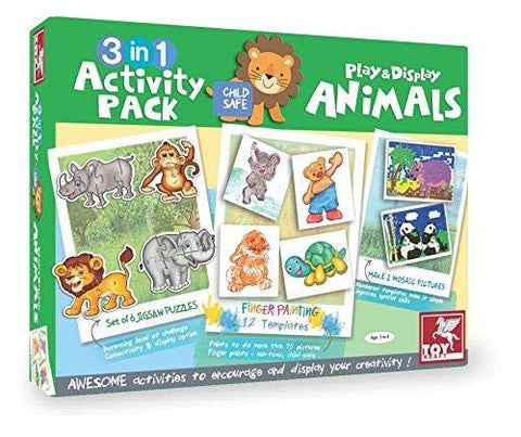 3 In 1 Activity Pack Animals