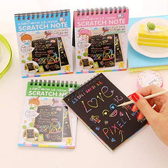 Rainbow Scratch Art Magic Notebook - FREE SHIPPING