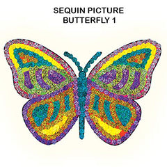 SEQUIN PICTURES BUTTERFLIES