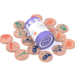 EDU TOYS INDIA Wooden Match Stacks Educational Memory & Pairing Game