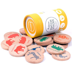 EDU TOYS INDIA Wooden Match Stacks Educational Memory & Pairing Game