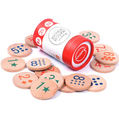 EDU TOYS INDIA Wooden Match Stacks Educational Memory & Pairing Game