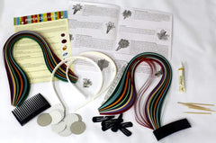 PAPER QUILLED-STYLISH HAIR BAND - CLIP