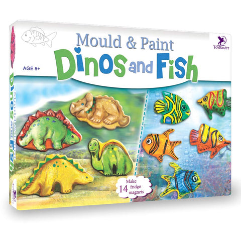 MOULD & PAINT DINOS & FISH