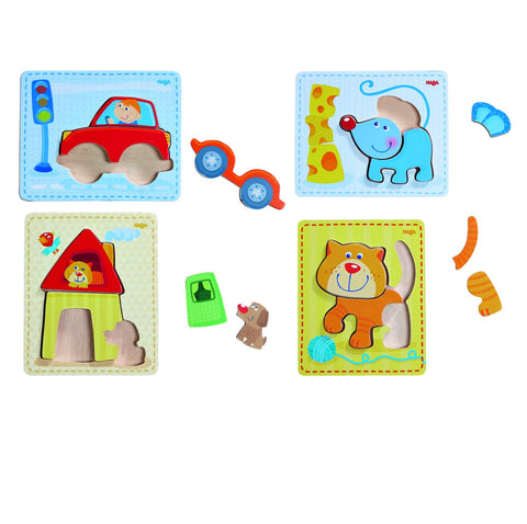 HABA Puzzles Set Preschool Educational Learning Toys Set for Boys and Girls | Cognitive Development
