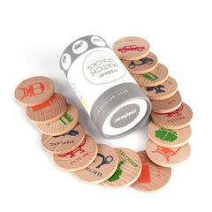 EDU TOYS INDIA Wooden Match Stacks Educational Memory & Pairing Game
