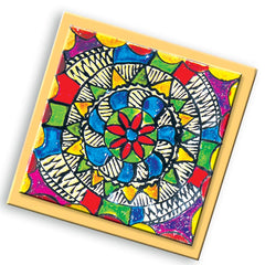 Glass Painting Madhubani