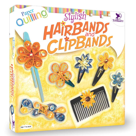 PAPER QUILLED-STYLISH HAIR BAND - CLIP