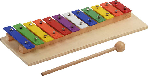 HABA Wooden Metallophone Game | Child-Safe Kids Metallophone - Well Crafted Package for The Classic Metallophone Designed for Presents | Musical