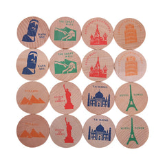 EDU TOYS INDIA Wooden Match Stacks Educational Memory & Pairing Game