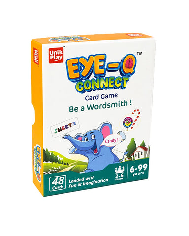 Eye Q Connect Card Game for Kids and Girls 6-99 Years Easy to Learn Playing Card Games Fun Family Brain Games