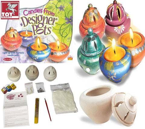 Candles From Designer Pot