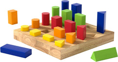 HABA Wooden Educational Preschool Toddler Toys for 3 Above Years (Shape and Color Recognition Geometric Sorting Board) | Cognitive Development