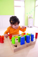 HABA Wooden Educational Preschool Toddler Toys for 3 Above Years (Shape and Color Recognition Geometric Sorting Board) | Cognitive Development