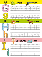Alphabet Tracing Work Book