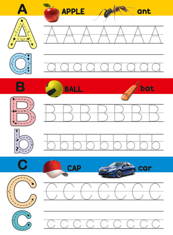 Alphabet Tracing Work Book