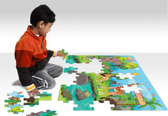 Zigyasaw Wild Animals Premium Giant Floor Puzzle Game | Creative Challenging Puzzles for Kids(Above 3 Years)