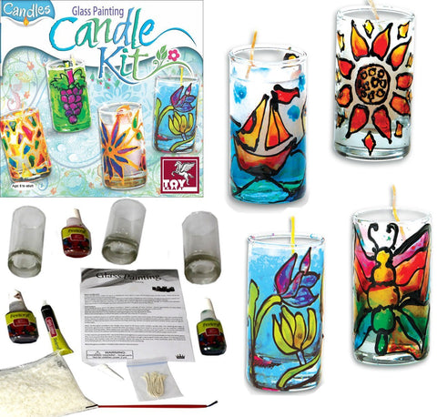 Glass Painting Candle Kit