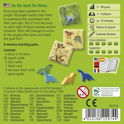 HABA On The Hunt For Dinos Board Games