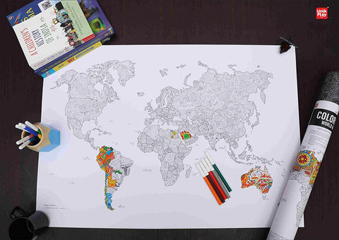 Colouring World Map (All Ages)