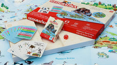 GEOGRAFIKA - Illustrated Map Card Game (Unik Play)