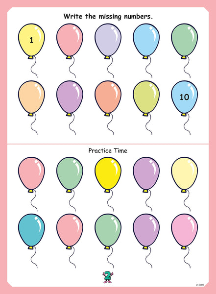 JR. KG. MATH WORK BOOK – Edu Toys